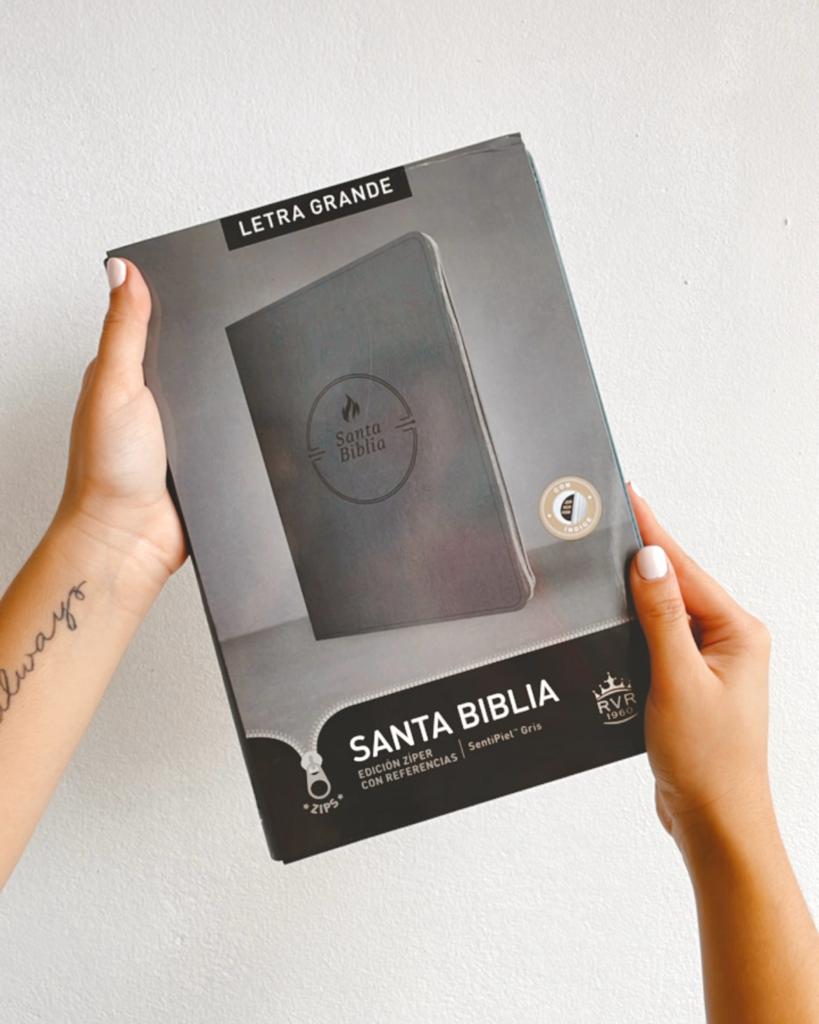 Santa Biblia Rvr Edici N Z Per Con Ndice Cuerina Gris Escrito Est