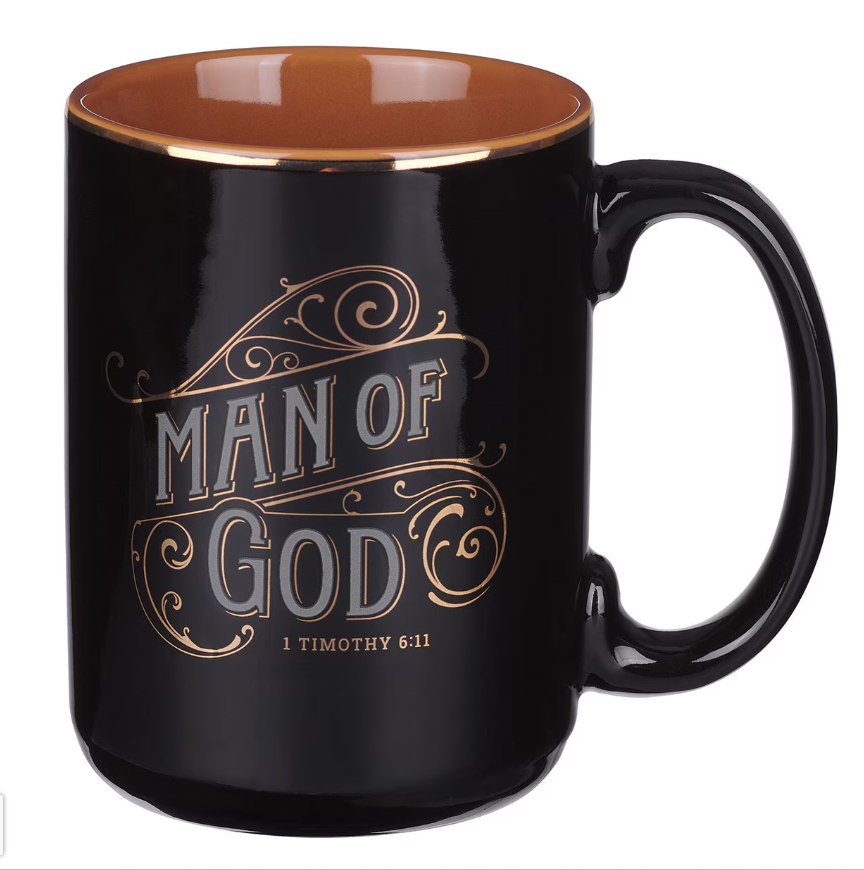 Taza “Man of God Black” – 1 Timothy 6:11